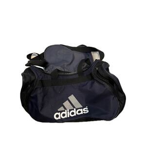 Adidas Defender Medium 20"x12"x10" Gray Black Duffel Bag